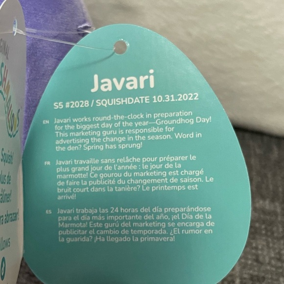 Javari The Beaver 5” Squishmallow - Picture 3 of 3